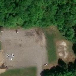Sand Volleyball Court, Strathmore, NJ — aerial view