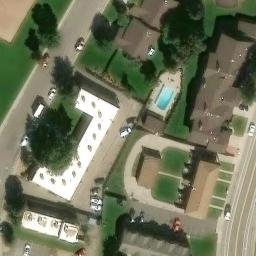 Volleyball Court, Greeley, CO — aerial view