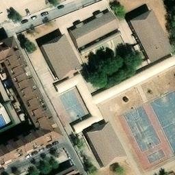 Volleyball Court — aerial view