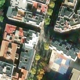 Volleyball Court near Madrid — aerial view