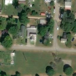 Volleyball Court, Mount Vernon, OH — aerial view