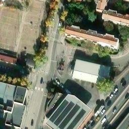 Volleyball Court — aerial view