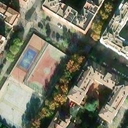 Volleyball Court — aerial view