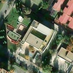 Volleyball Court near Madrid — aerial view