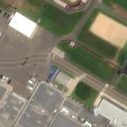 Sand Volleyball Court, NJ — aerial view