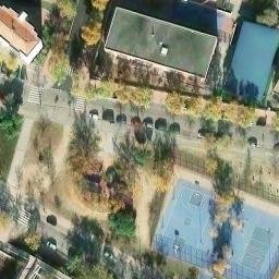 Volleyball Court — aerial view