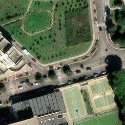 Volleyball Court — aerial view