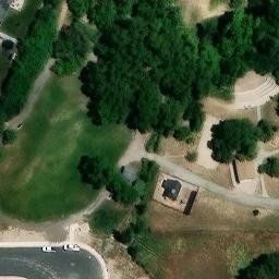 Volleyball Court, Pleasant Grove, UT — aerial view