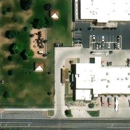 Volleyball Court, Pleasant Grove, UT — aerial view