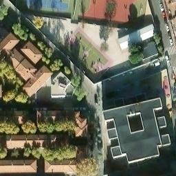 Volleyball Court — aerial view