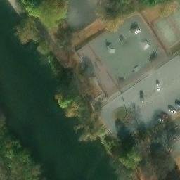 Volleyball Court, Reading, PA — aerial view