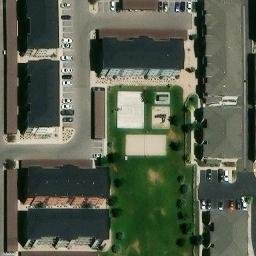 Volleyball Court, Orem, UT — aerial view