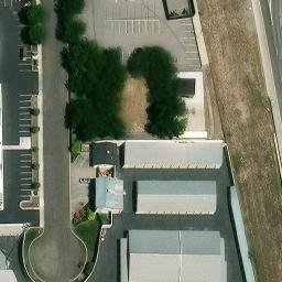 Volleyball Court, Orem, UT — aerial view