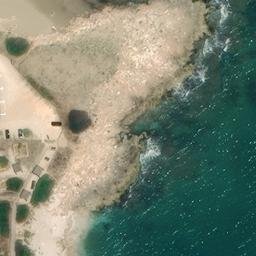 Vista aérea de Aparcamiento de la platja del Pebret (la Serra d'Irta)