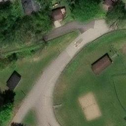 Sand Volleyball Court, Clairton, PA — aerial view