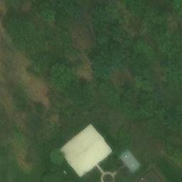 Sand Volleyball Court, Hershey, PA — aerial view