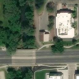 Volleyball Court, Provo, UT — aerial view