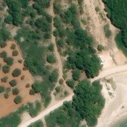 Vista aérea de Aparcamiento del Russo (la Serra d'Irta)