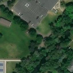Volleyball Court, Provo, UT — aerial view