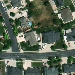 Volleyball Court, Saratoga Springs, UT — aerial view