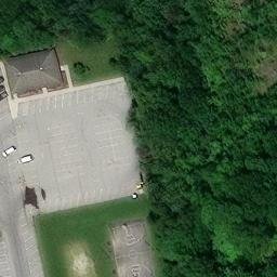 Sand Volleyball Court, Enola, PA — aerial view