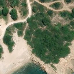 Vista aérea de Cala Argilaga (Alcossebre) (la Serra d'Irta)