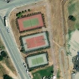 Volleyball Court — aerial view