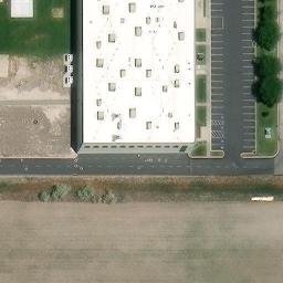 US Synthetic Volleyball Court — aerial view
