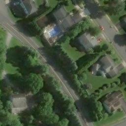 Volleyball Court, PA — aerial view