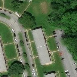 Sand Volleyball Court, Wormleysburg, PA — aerial view