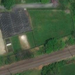 Sand Volleyball Court, Hummelstown, PA — aerial view