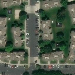 Sand Volleyball Court, Provo, UT — aerial view