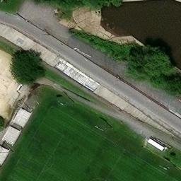 Sand Volleyball Court, Harrisburg, PA — aerial view