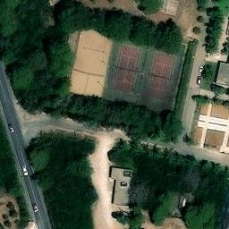 Volleyball Court — aerial view