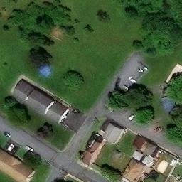 Sand Volleyball Court, Steelton, PA — aerial view