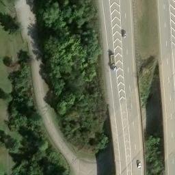 Volleyball Court, New Stanton, PA — aerial view