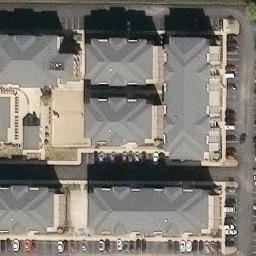 Sand Volleyball Court, Muncie, IN — aerial view