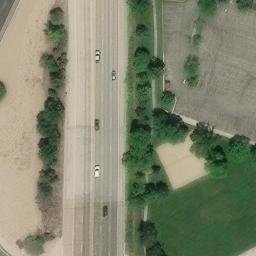 Volleyball Court, Provo, UT — aerial view