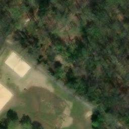 Sand Volleyball Court, NJ — aerial view