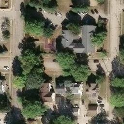 Sand Volleyball Court, Muncie, IN — aerial view