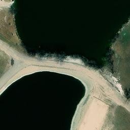 Sand Volleyball Court, McCook, NE — aerial view