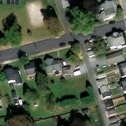 Sand Volleyball Court, Ephrata, PA — aerial view