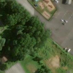 Volleyball Court, PA — aerial view