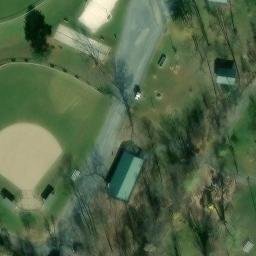 Volleyball Court, PA — aerial view
