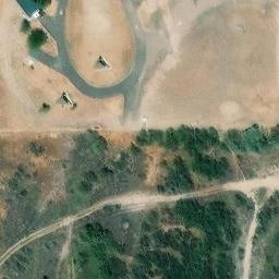 Sand Volleyball Court, UT — aerial view