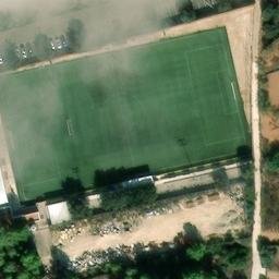 Vista aérea de Este (parte nueva)