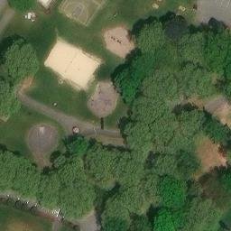 Volleyball Court, PA — aerial view