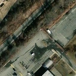 Sand Volleyball Court, Philadelphia, PA — aerial view