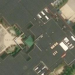 Sand Volleyball Court, New Albany, OH — aerial view