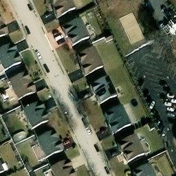 Sand Volleyball Court, Philadelphia, PA — aerial view